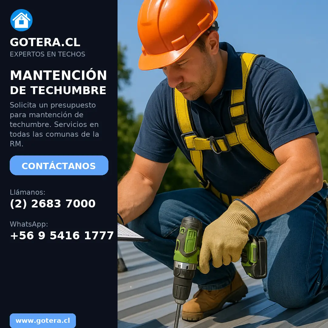 Mantención de techos